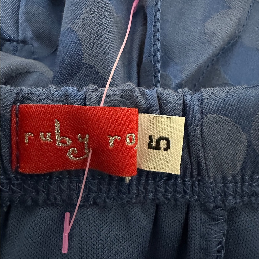 Ruby Rox Blue Strapless Bow-Back Polka Dot Party … - image 8